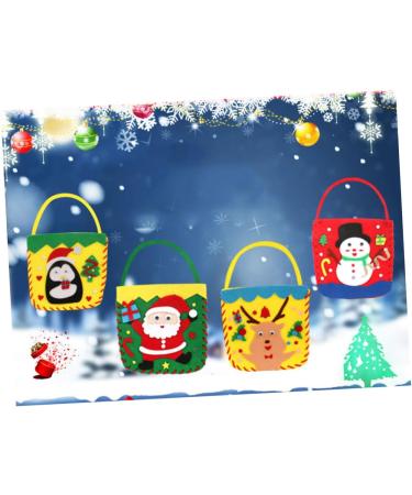 Healeved Candy Handbag 4pcs Candy Bags Children Goodie Bags Christmas Candy Bag Bag Handbag Manual Tote Bag - Buy Online on GoSupps.com