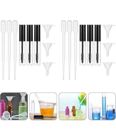 Beavorty 4 Sets Mascara Tube DIY Mascara Bottle Clear Lipgloss Mini Funnel Cream Bottle Mascara Clear Abs - Buy Online on GoSupps.com