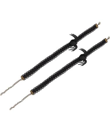Jeffergarden Lace Choker - Comfortable 2-Piece Adjustable Lace Collar for Parties | International Shipping - Buy Online on GoSupps.com