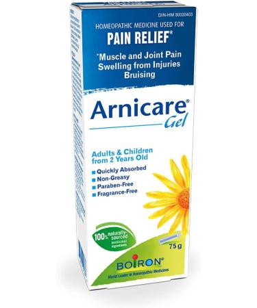 Boiron Arnicare Tablets 60 Tablets Homeopathic Medicine for Muscle and Joint Pain Relief Swelling & Arnicare Gel 75g for Pain Relief for the relief of muscle pain and joint pain - Buy Online on GoSupps.com