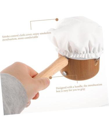 Minkissy Portable Moxibustion Set - Handheld Mox Grenner & Wooden Holder for Effective Moxibustion Treatment - Buy Online on GoSupps.com