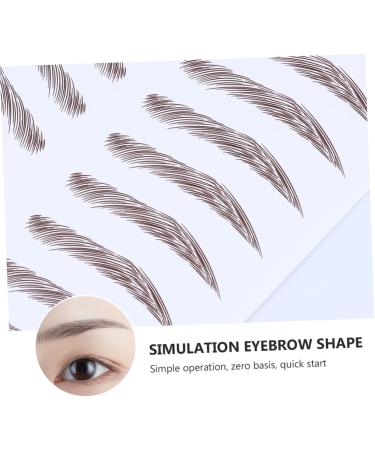 Beavorty 12 Pcs Eyebrow Stickers Stick on Eyebrows False Eyebrows Cosmetics 4d Make up Makeup Tools - Buy Online on GoSupps.com