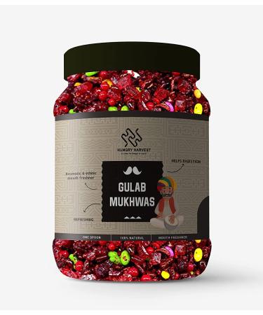 Hungry Harvest Mouth Freshner Gulab Mukhwas 150 GMS (Goodness of Rose & Healthy Seeds)_Packing May Vary