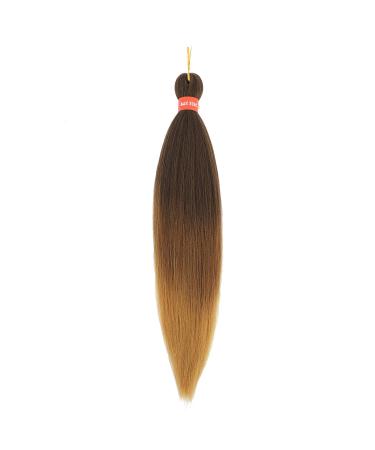 Ombre Pre-Stretched Braiding Hair - 24 Inch Yaki Texture Extensions (Pack of 8, 43027) | Itch-Free Crochet Twists - Buy Online on GoSupps.com