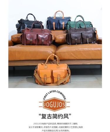 Inkiru Jogujos Brown Retro Leather Motorcycle Bag | Large Capacity 8575 - Buy Online on GoSupps.com