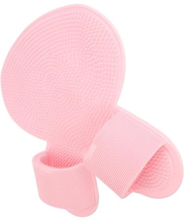 Buy Durable Silicone Foot Scrubber Mat - Easy to Clean Flexible & Multifunctional Shower Foot Cleaner for Men - Pink - Buy Online on GoSupps.com