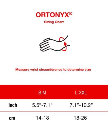 ORTONYX Wrist Support Brace with Splint for Carpal Tunnel & Arthritis - L/XXL Black | International Shipping Available - Buy Online on GoSupps.com