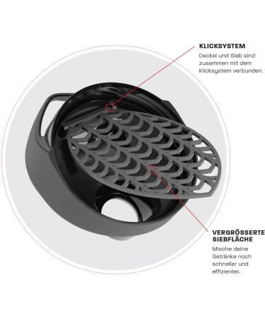 Shieldmixer Hero Pro Classic Shaker - Lola Bunny - BPA-Free Gym Accessories - 700ml Protein Shaker & Fitness Bottle - Black - International Shipping - Buy Online on GoSupps.com