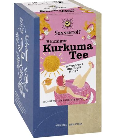 Sonnentor Organic floral turmeric tea 6 x 36 g