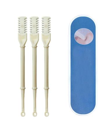 HMYSM Nose Hair Cutter 360 Degree Rotating Nose Hair Trimmer Nose Hair Cutter Double Sided Nose Hair Cutter Nose Manual Nose Hair Trimmer for Women and Men Beige