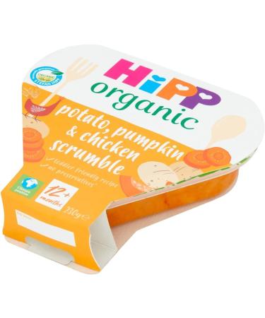 Hipp Organic Potato Pumpkin & Chicken Scrumble 12+ Months 230g - Buy Now for Healthy Toddler Meals - Buy Online on GoSupps.com