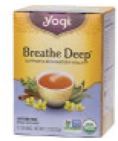 Yogi Tea Organic Breathe Deep Caffeine Free 16 Tea Bags 1.12 oz (32 g)