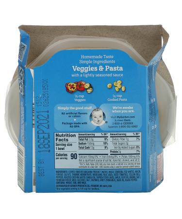 Gerber Mealtime Harvest Bowl - Pesto for 12+ Months | 4.5 oz (128 g) - Buy Online on GoSupps.com