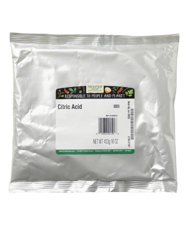 Frontier Co-op Citric Acid 16 oz - Natural Preservative & Food Additive - Buy Online on GoSupps.com