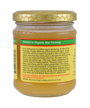 Y.S. Eco Bee Farms Organic Raw Honey 8 oz | 100% Pure & Certified - Buy Online on GoSupps.com