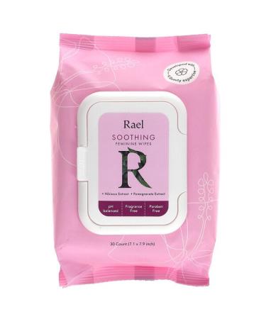 Rael Soothing Feminine Wipes Fragrance Free 30 Count
