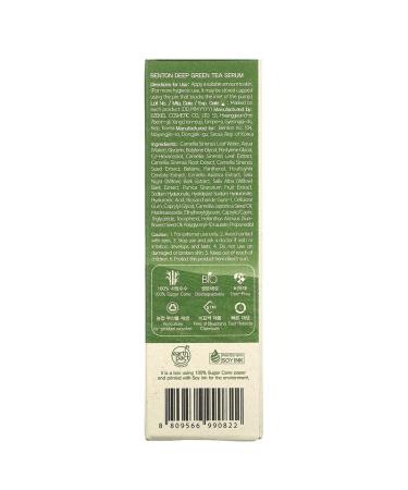 Benton Deep Green Tea Serum 1.01 fl oz - Antioxidant-Rich Skincare for Glowing Skin - Buy Online on GoSupps.com