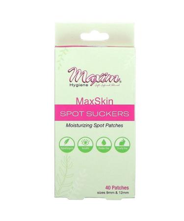 Maxim Hygiene Products MaxSkin Spot Suckers 40 Patches Sizes 9mm & 12mm