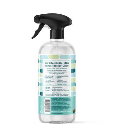 Therapy Clean Tub & Tile Cleaner with Grapefruit Essential Oil - 16 fl oz - Buy Online on GoSupps.com
