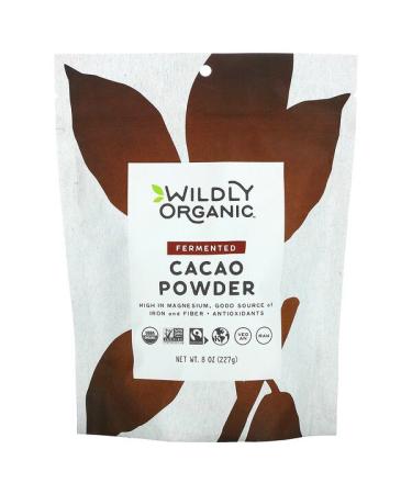 Wildly Organic Fermented Cacao Powder 8 oz (227 g)