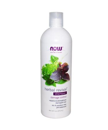 Now Foods Solutions Herbal Revival Shampoo 16 fl oz (473 ml)