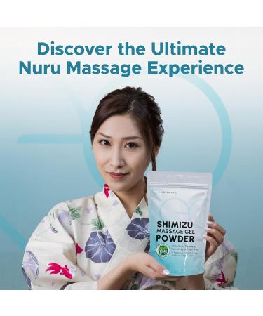Nuru Massage Gel Therapy Powder 500g - Seaweed & Green Tea | Paraben & Glycerine Free | Made in Japan | Creates 13.2 Gallons of Pure Bliss - Buy Online on GoSupps.com