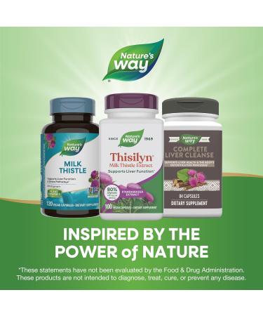 Buy Enzymatic Therapy Super Milk Thistle - 60 Vegan Capsules for Liver Health - Buy Online on GoSupps.com