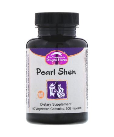 Dragon Herbs Pearl Shen 500 mg 100 Vegetarian Capsules