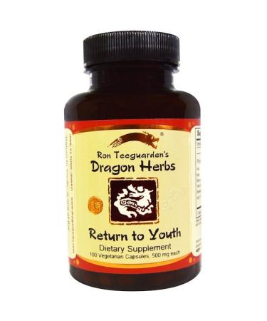 Dragon Herbs Return to Youth 500 mg 100 Veggie Caps