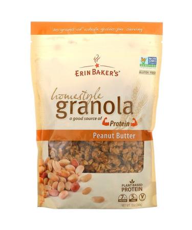Erin Baker's Homestyle Granola Peanut Butter 12 oz (340 g)