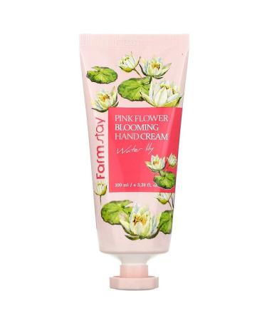 Farmstay Pink Flower Blooming Hand Cream Water Lily 3.38 fl oz (100 ml)