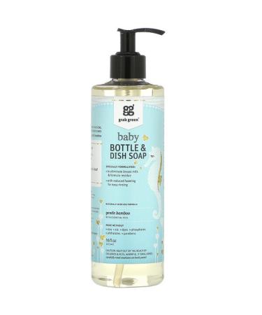 Grab Green Baby Bottle & Dish Soap 16 oz (473 ml)