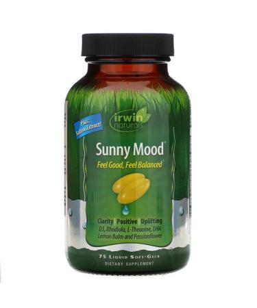 Irwin Naturals Sunny Mood 75 Liquid Soft-Gels