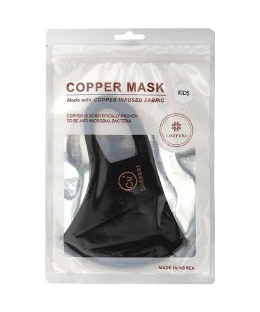Lozperi Copper Mask Kids Black 1 Mask