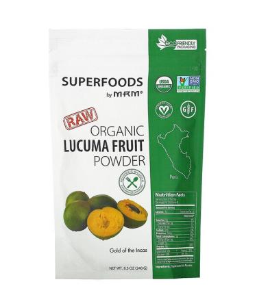 MRM Raw Organic Lucuma Fruit Powder 8.5 oz (240 g)