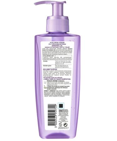 L'Oreal Paris Men Expert L'Oreal Paris Hyaluron Expert Skin Plumping Purifying Cleansing Gel 200 mL - Buy Online on GoSupps.com