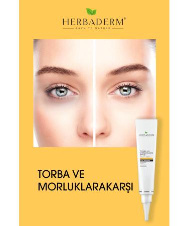 Herbaderm Under Eye Cream Against Bags and Dark Circles 15 ml X3 - Buy Online on GoSupps.com