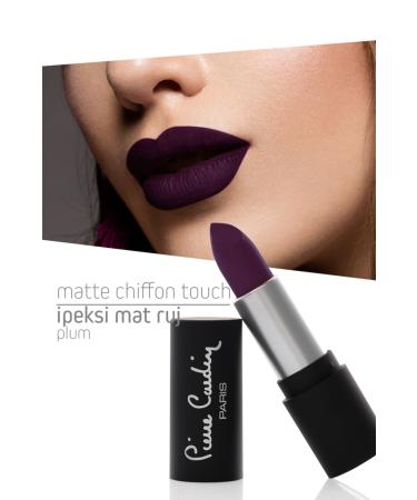 Pierre Cardin Matte Chiffon Touch Lipstick -Plum -195 - Buy Online on GoSupps.com