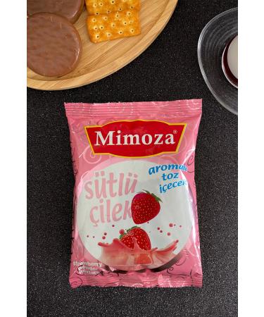 Mimosa Flu Tea Kiwi Black Mulberry Milk Cocoa and Strawberry Flavored Hot Milk Shake Winter and Cafe Tea Pack of 4 900 Gr. - Buy Online on GoSupps.com