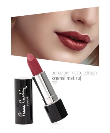Pierre Cardin Porcelain Matte Edition Lipstick - Red - 216 Lipstick - Buy Online on GoSupps.com