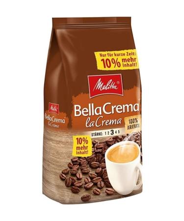 melitta Bellacrema Lacrema Medium Flavored Coffee Beans 1000 gr. - Buy Online on GoSupps.com