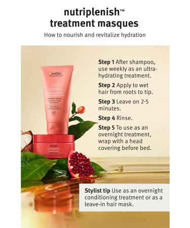 Aveda Travel Size Nutriplenish Light Moisturizing Mask for Dry Hair 25 ml 018084036013 - Buy Online on GoSupps.com