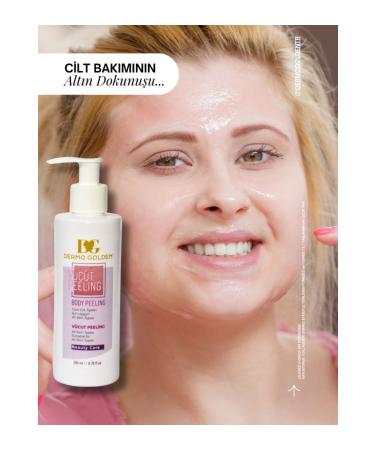 DG DERMO GOLDEN Face and Body Peeling // Suitable for All Skin Types // 200 ml - Buy Online on GoSupps.com