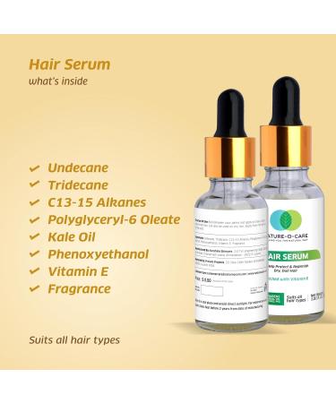 Buy Premium Hair Serum 30ml Online | Nourish & Revitalize Your Hair - International Shipping Available - Buy Online on GoSupps.com