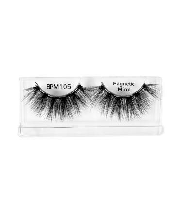 BlackPink Mink 5D Magnetic Lashes Liner-Lash 2 Step Simple Lover Fluffy Lash Fluffy Reusable Light Weight False Lashes Fake Eye Lash (BPM105)