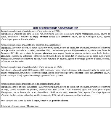 LE ROY REN Epicerie Fine - Assorted box of chocolate coatings traditional metal box 230g. - Buy Online on GoSupps.com