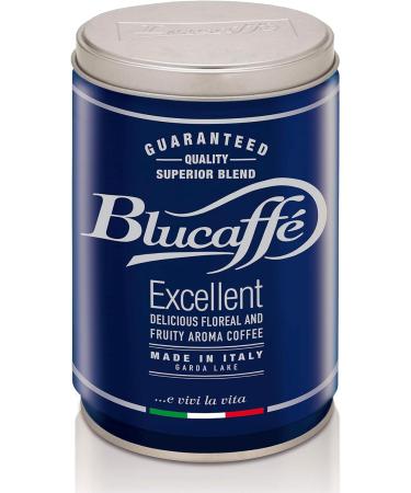 LUCAFF Blucaff coffee beans 250 g x 12 steel jar preserves aroma Gourmet Arabica coffee beans fruity taste medium roast medium body intense aroma low caffeine content - Buy Online on GoSupps.com
