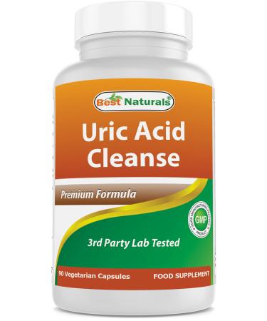 Best Naturals Uric Acid Cleanse Vitamins for Men and Women - 90 Veggie Capsules (90 Count (Pack of 1))
