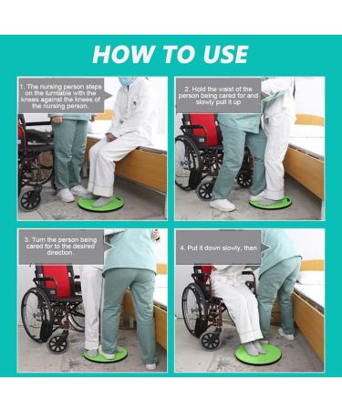 Non-Slip Pivot Disc for Transfer 15" Diameter 360 Degree Rotation for Turns Change in Direction & Transferring Between Seats- for Elderly Seniors and Disabled - Buy Online on GoSupps.com