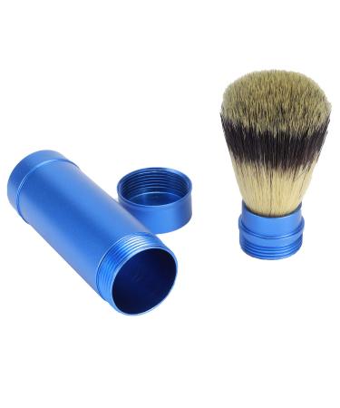 Shaving Brush Men Portable Beard Brush Travel Facial Cleaning Foaming Shaving Brush Grooming Tool Aluminum + Brush Hair Material
